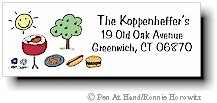 BBQ Theme Label
