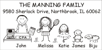 personalized address stampers