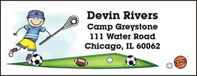 camp address label