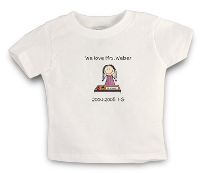 shirt teacher desk