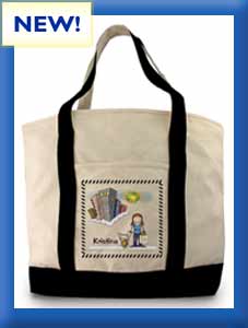 personalized grocery tote