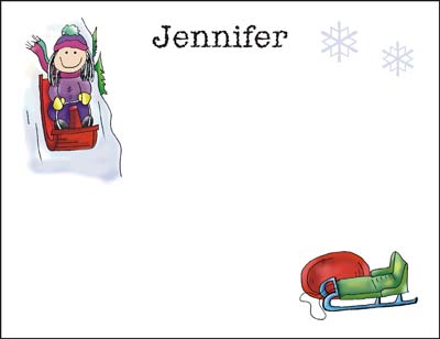 fc Sledding Girl