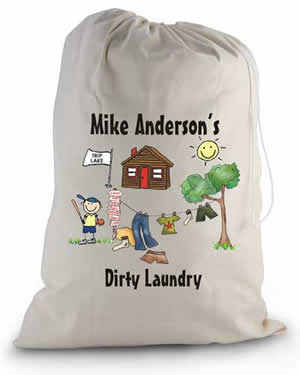 boy camp laundry bag
