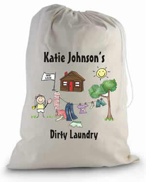 girl camp laundry bag