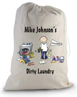laundry bag college boy
