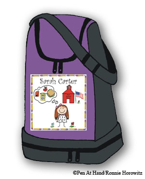 personalized lunch sack