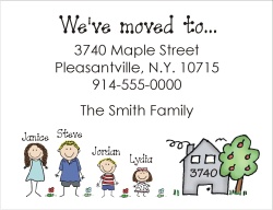personalized moving card