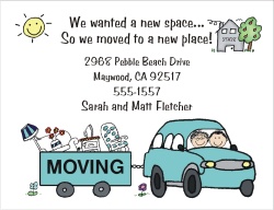 personalized moving card