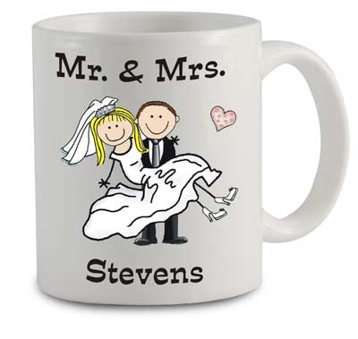 mug bride groom