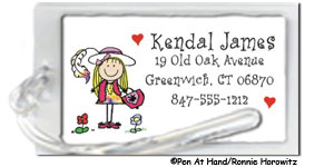 personalized luggage tags