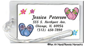 personalized luggage tags