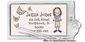 Butterflies Luggage Tag