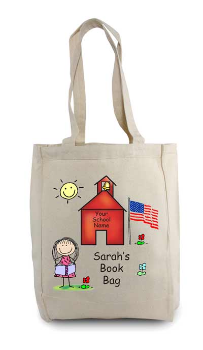 tote bag school house