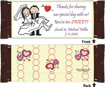 Wrapper-bride & groom