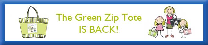 Personalized Zippered Totes